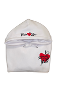 I Love New York White Pullover Hoodie