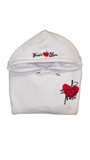 I Love New York White Pullover Hoodie